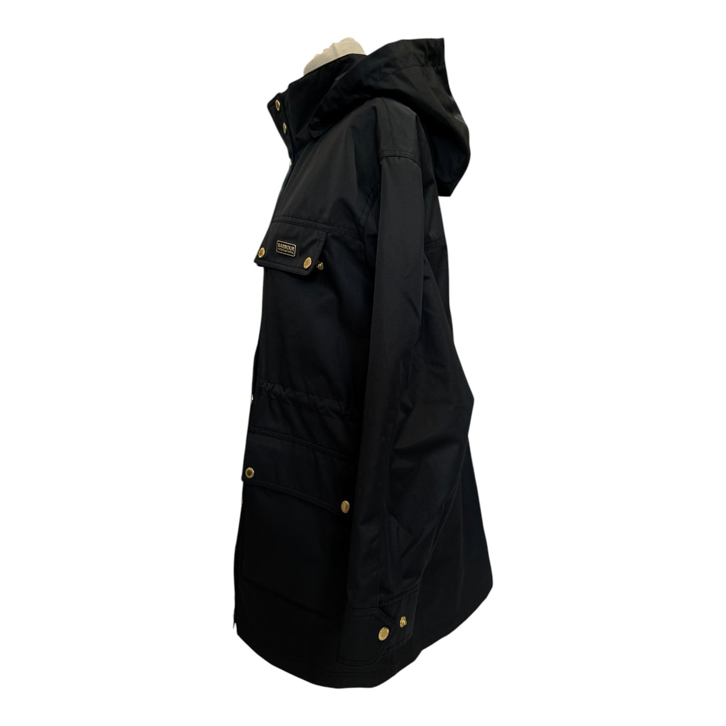 Barbour International Black Molina Showerproof Jacket - 10/12