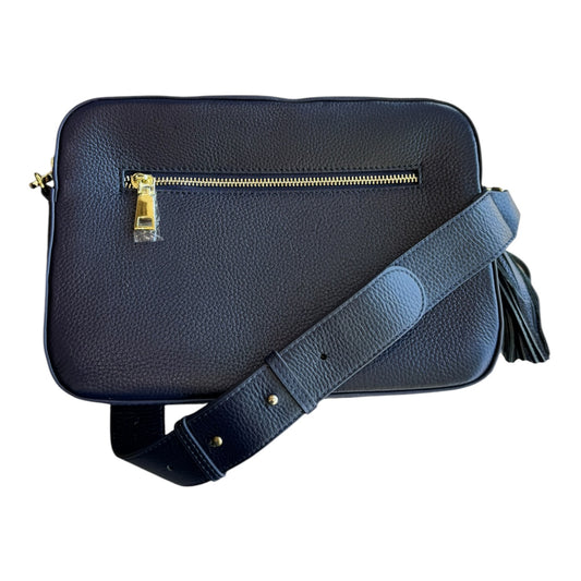 Swoon Navy Leather Crossbody Bag - NEW