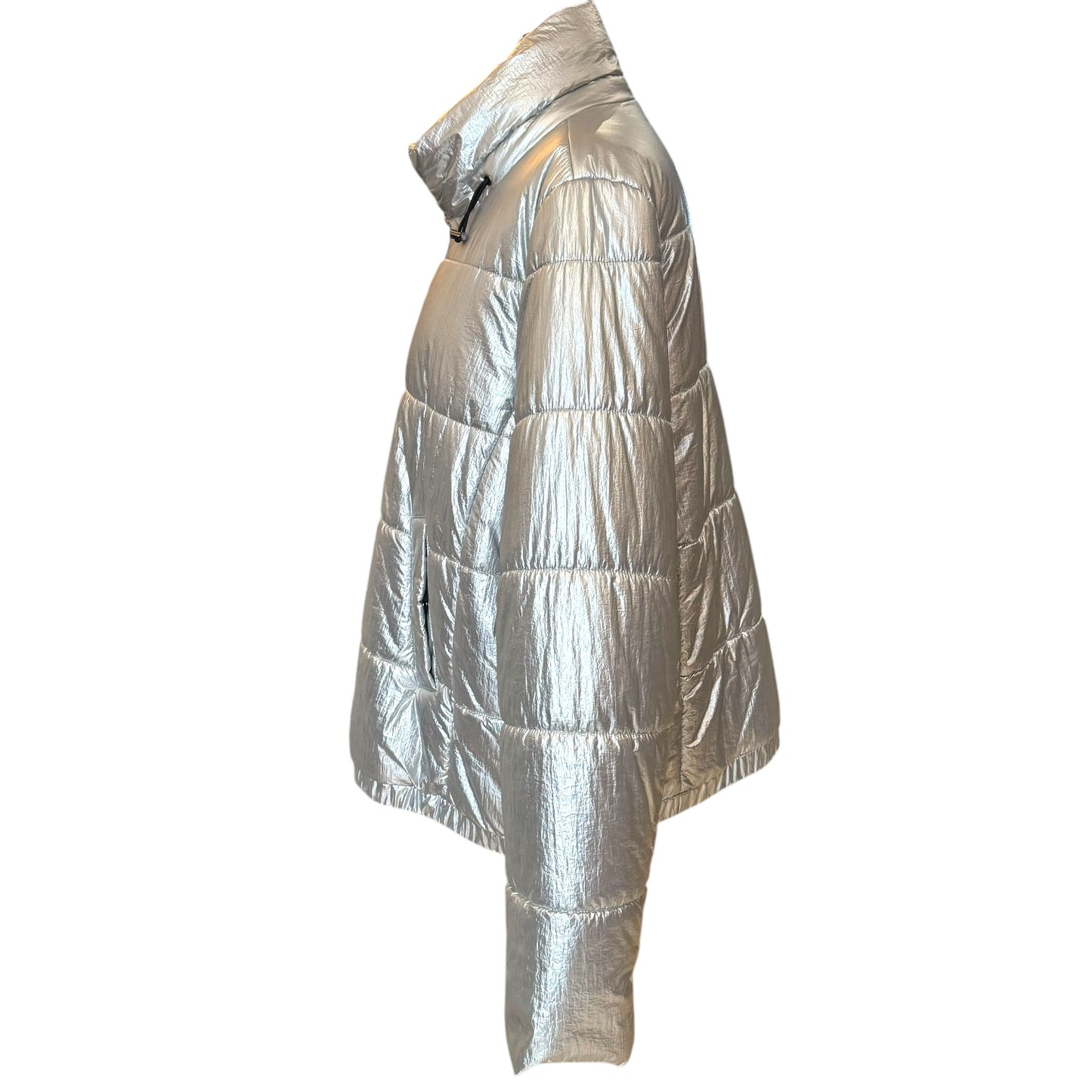 Marina Rinaldi Silver Padded Jacket - 20