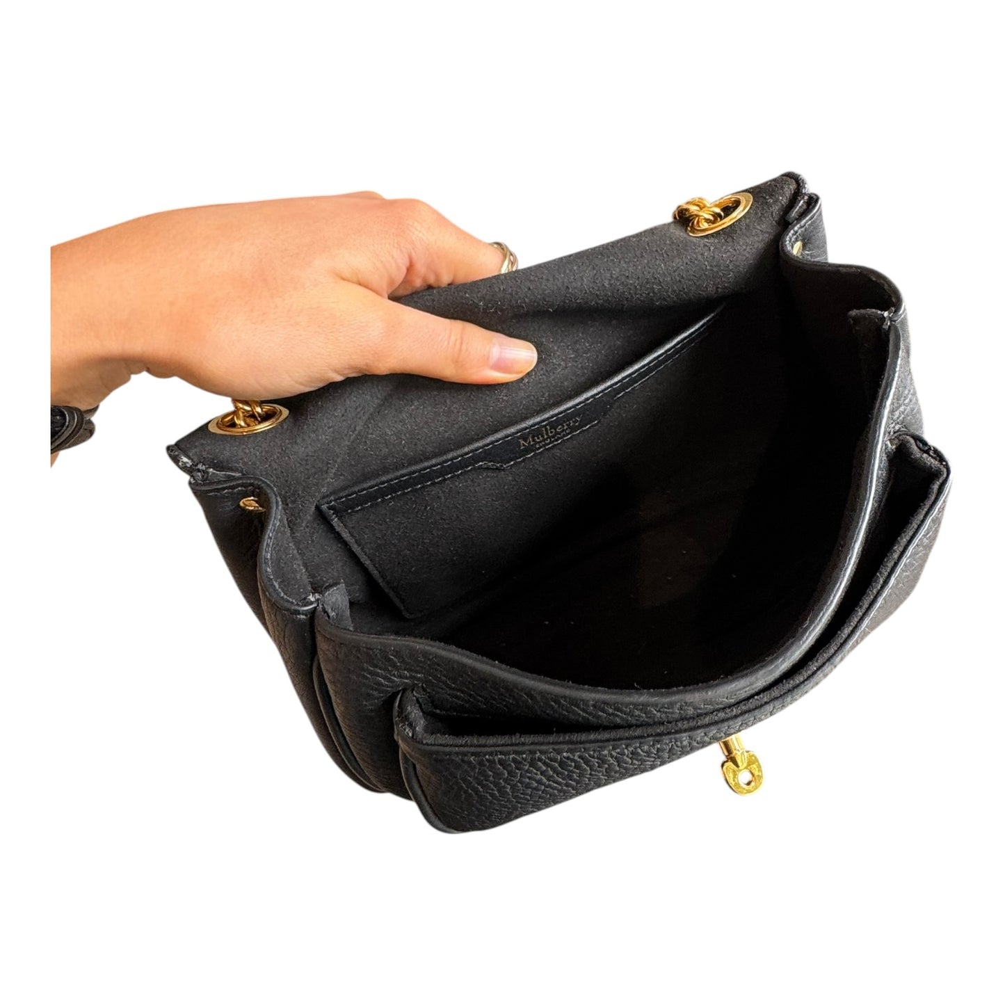 Mulberry Darley Bag with Gold Chain