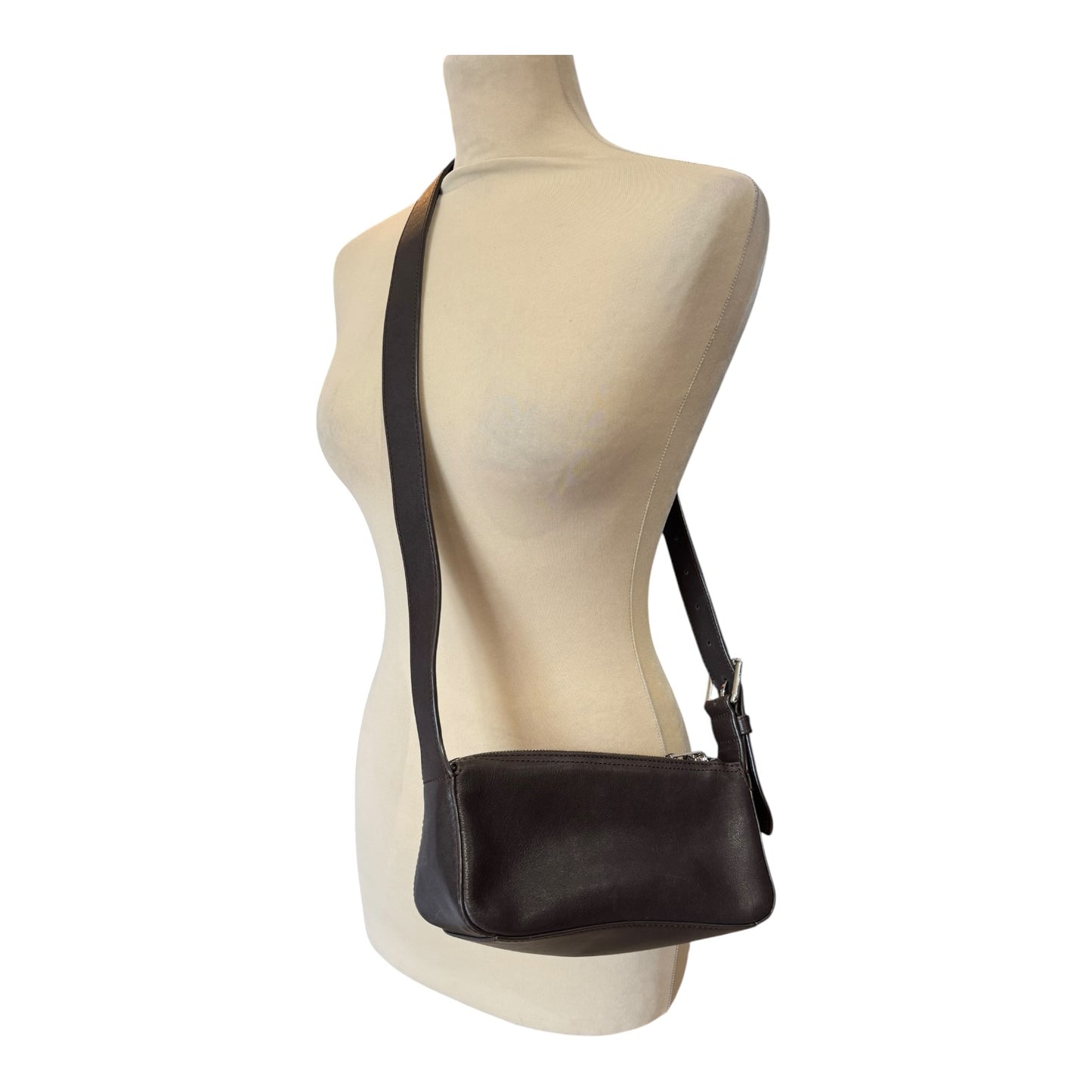 Massimo Dutti Brown Leather Bag