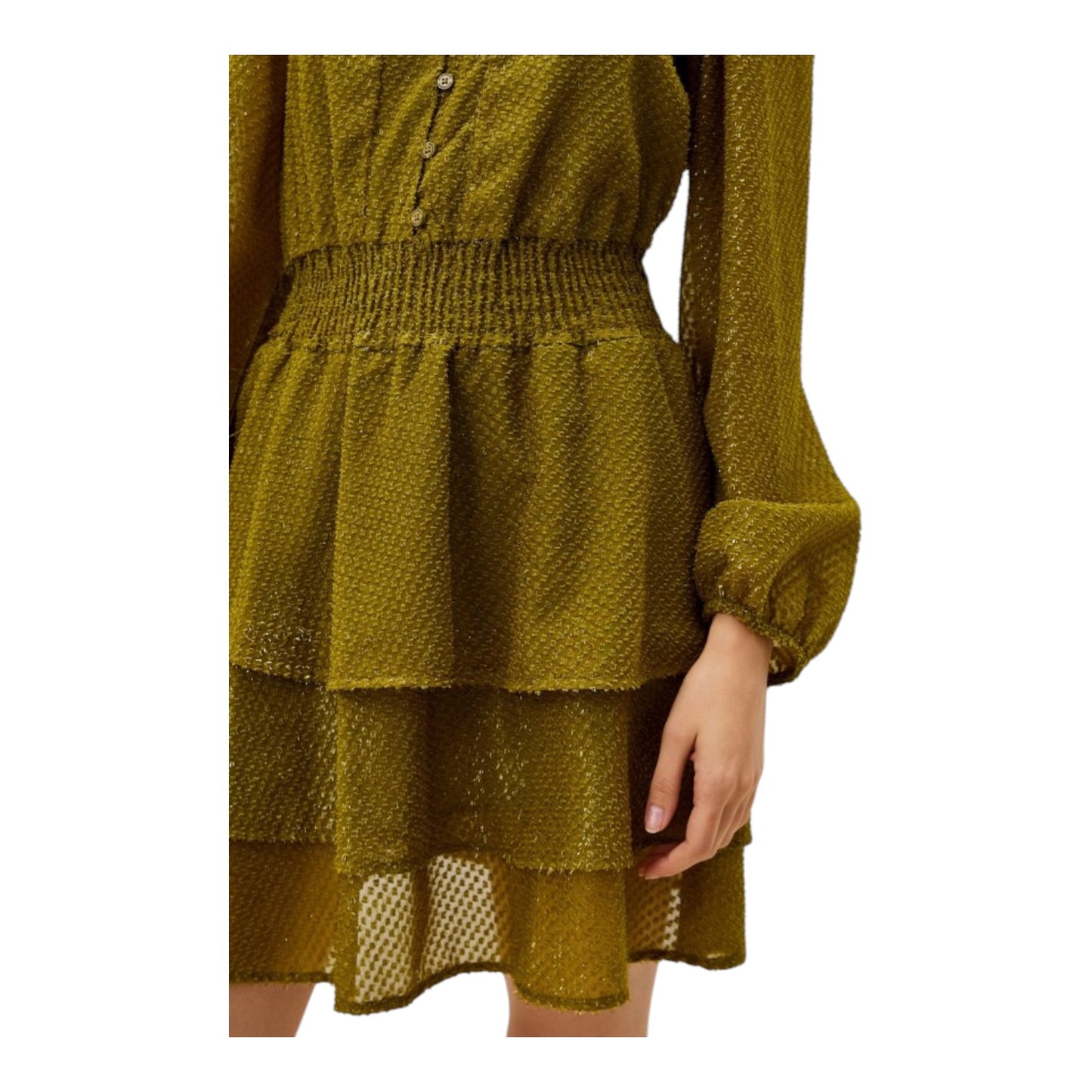 Sylvian Heach Moss Green Dress - 10 - NEW