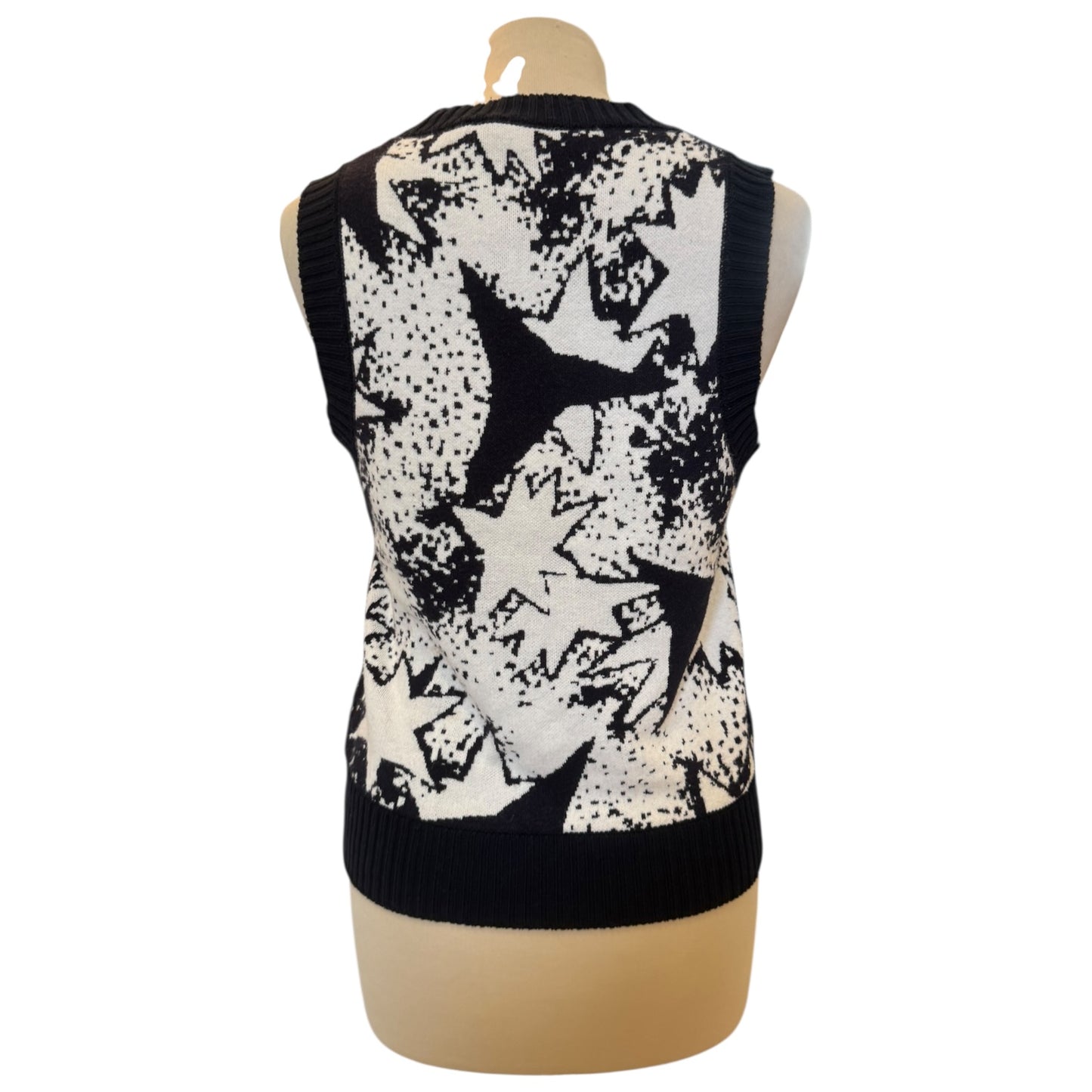 Weekend Max Mara Navy Cotton Star Vest - 10