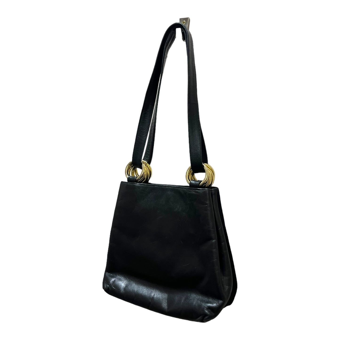 Russell & Bromley Black Leather and Suede Bag