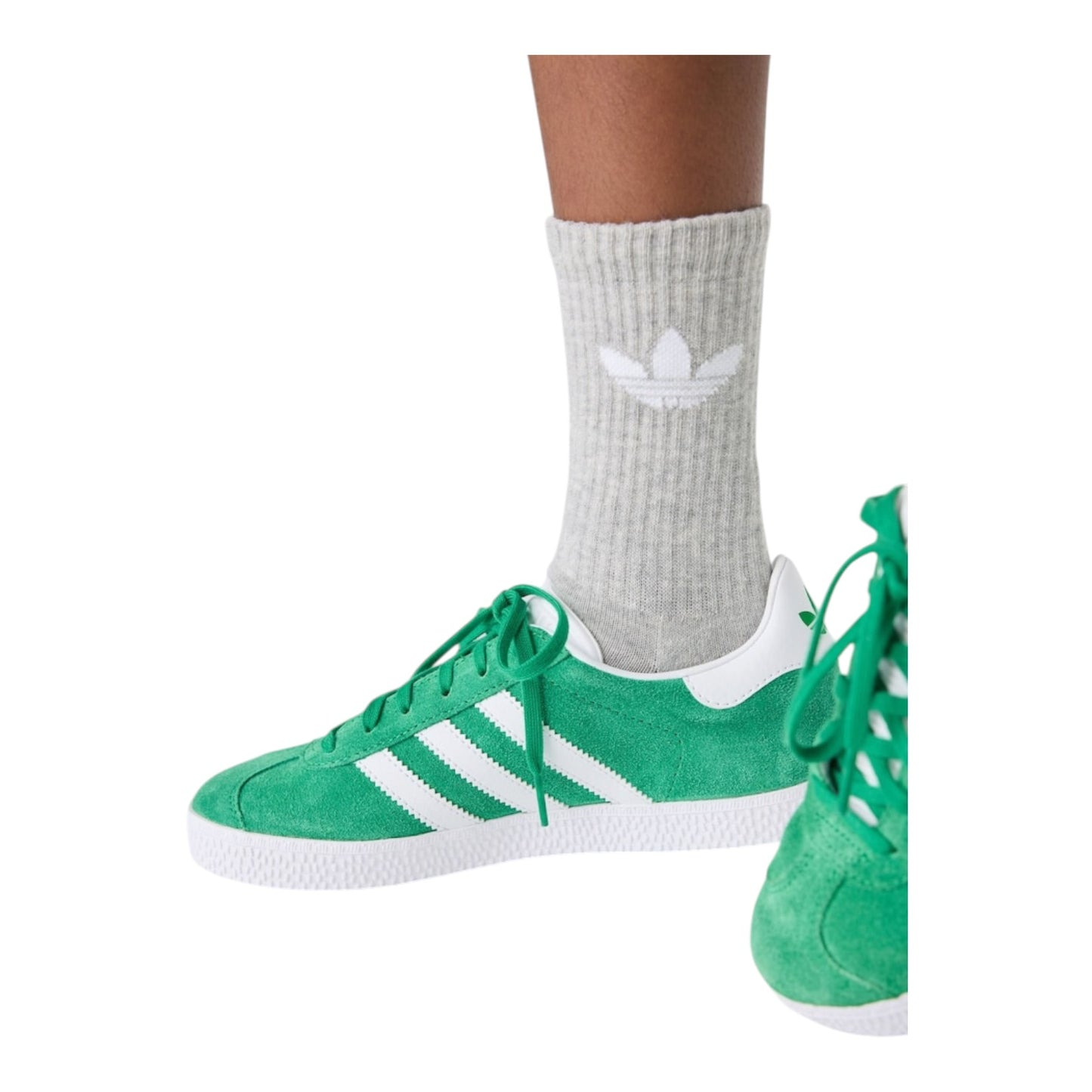 Adidas Gazelles Green Trainers - 38.5/5.5