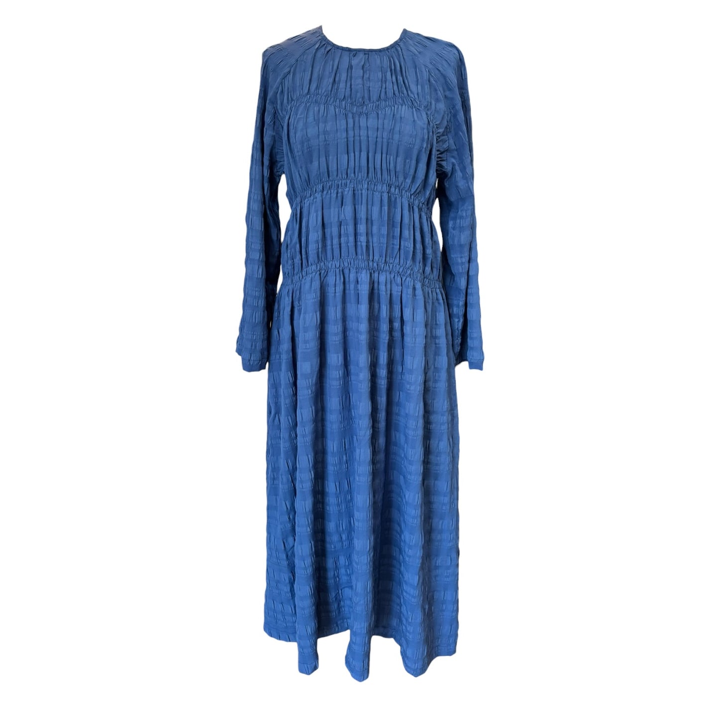 Lovechild Blue Ruched Dress - 10/12