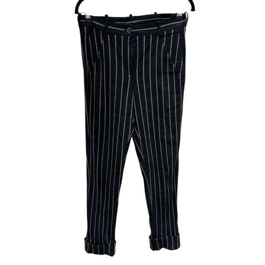 Annette Gortz Black Stripe Trousers - 10