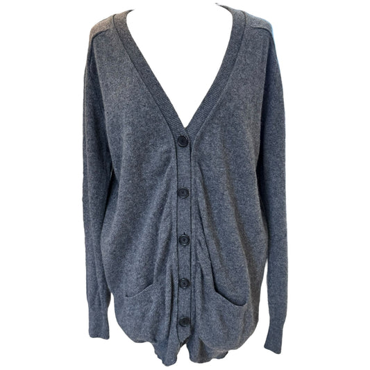 Joseph Dark Grey Cashmere Cardigan - 12