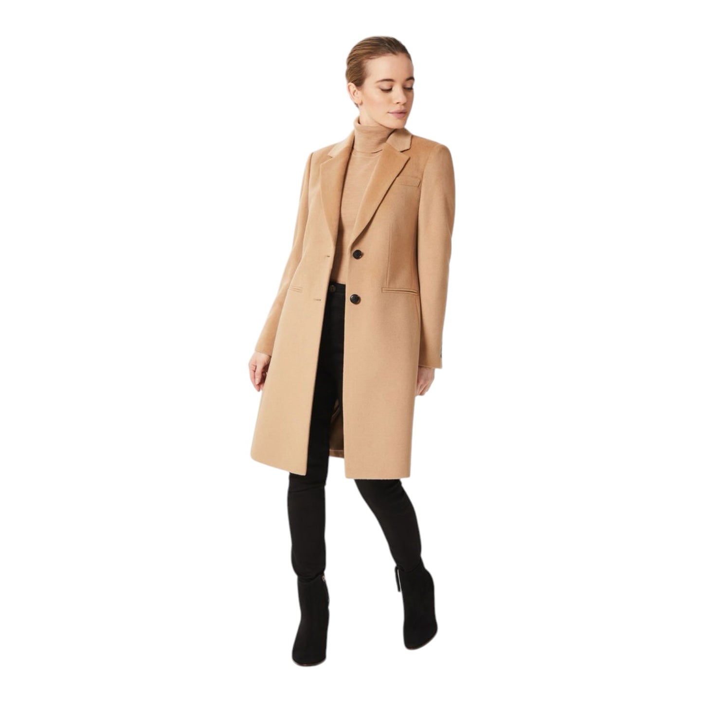 Hobbs Tilda 100% Wool Coat - 12