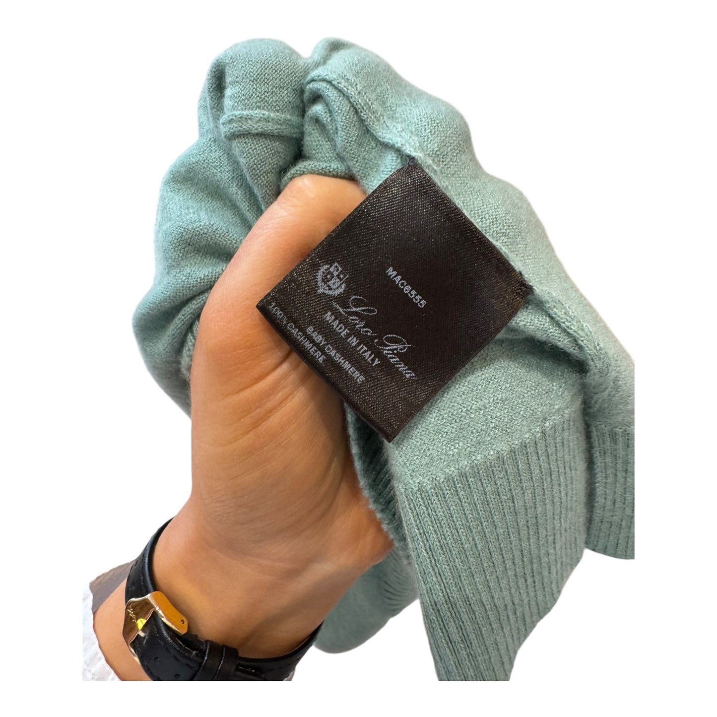 Loro Piana Baby Cashmere Sea Green Cardigan - 10/12