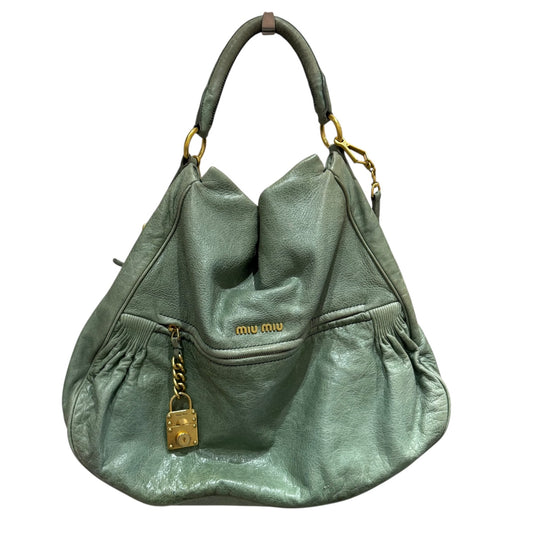 Miu Miu Green 'Lily' Shoulder Bag
