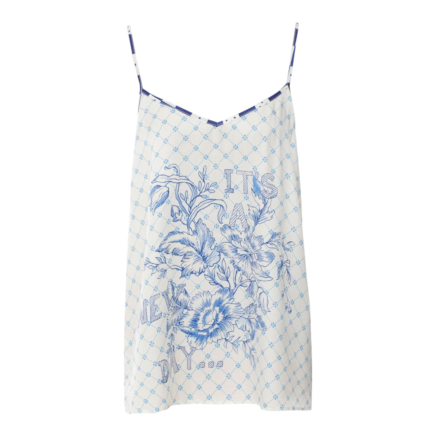 Me369 Angelique Camisole in Amalfi Print - 10 - NEW