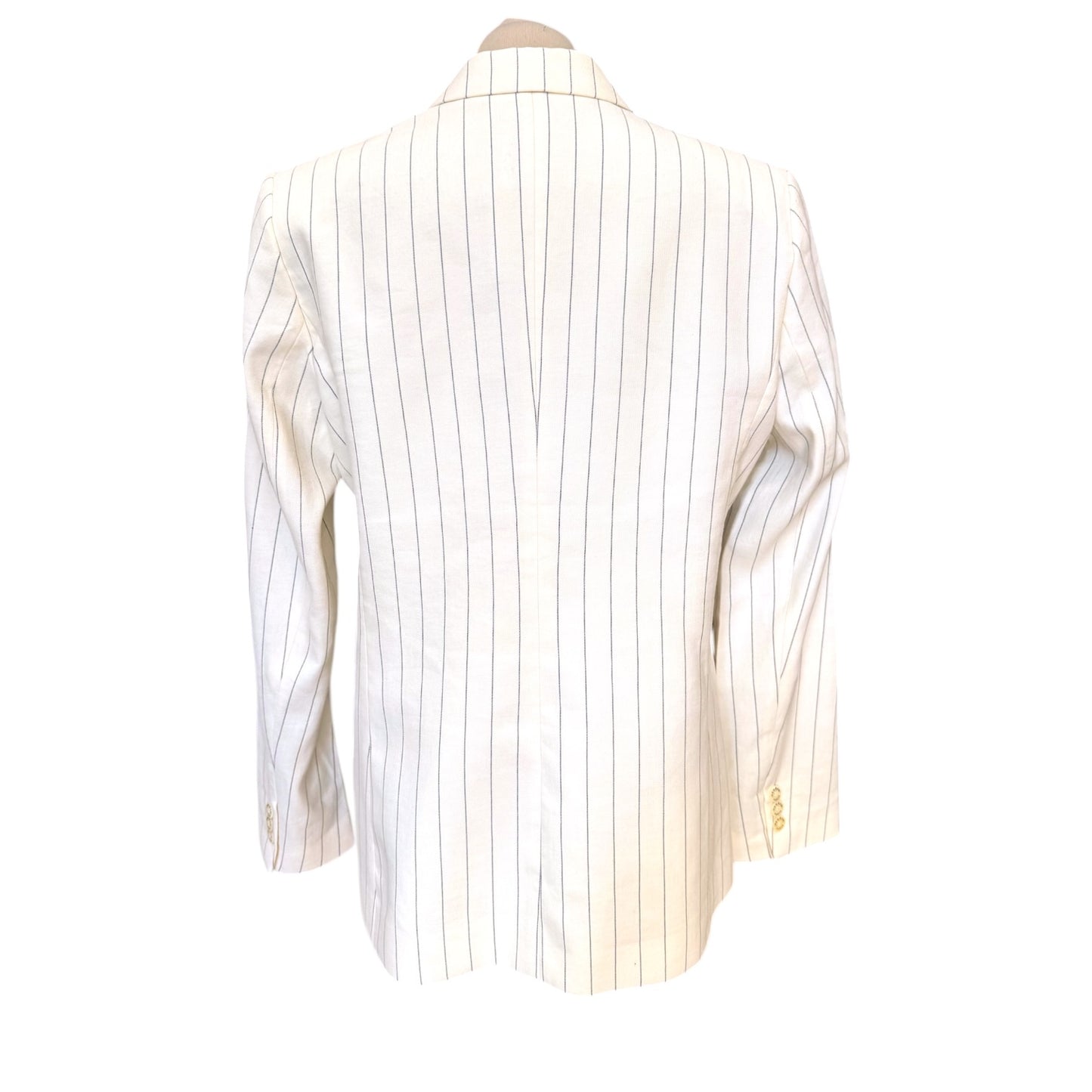 Sandro Double Breasted Pinstripe Blazer - 10/12