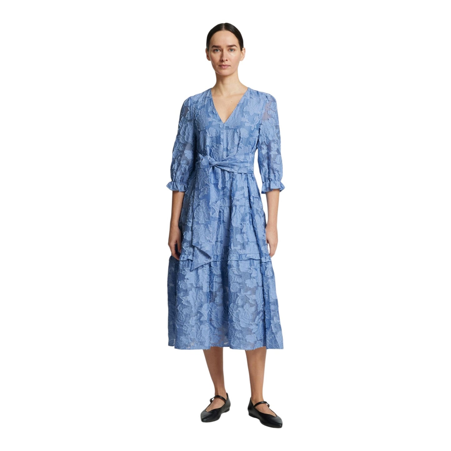Selected Femme Cornflower Blue Midi Dress - 8/10
