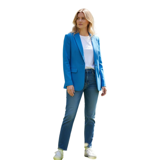 LK Bennett Prato Blue Blazer - 10