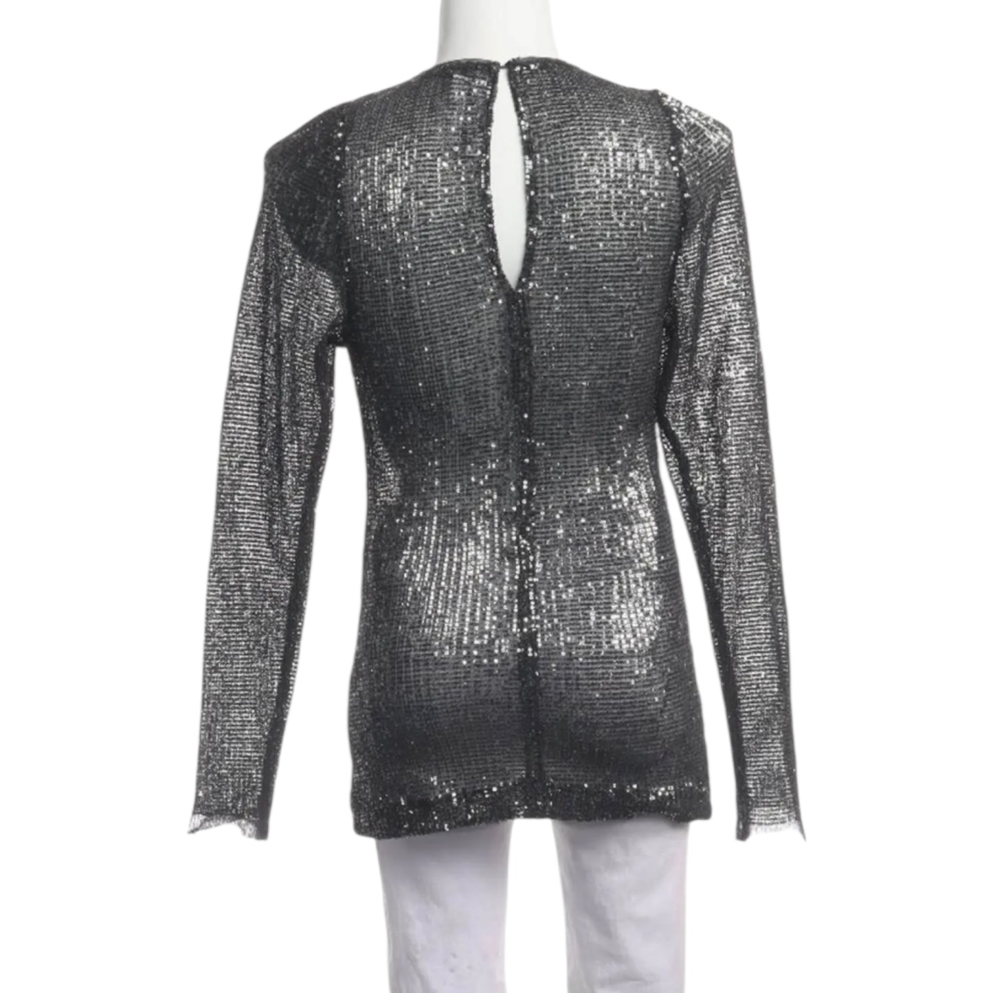 Dorothee Schumacher Grey Sequin Top - 10