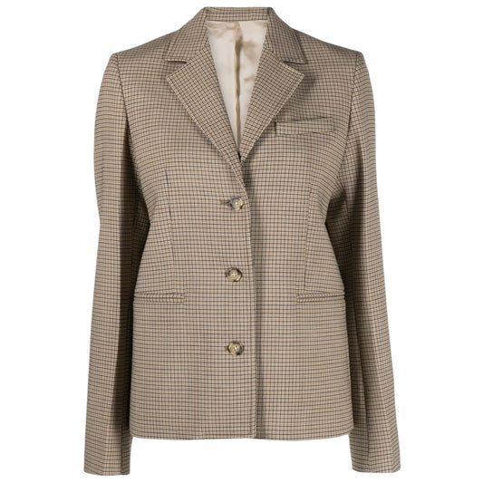 Toteme Houndstooth Single-Breasted Blazer - 10