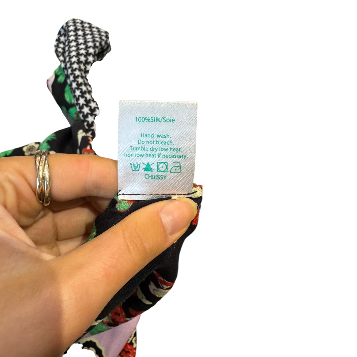 Rixo Chrissy Silk Patterned Dress - 12