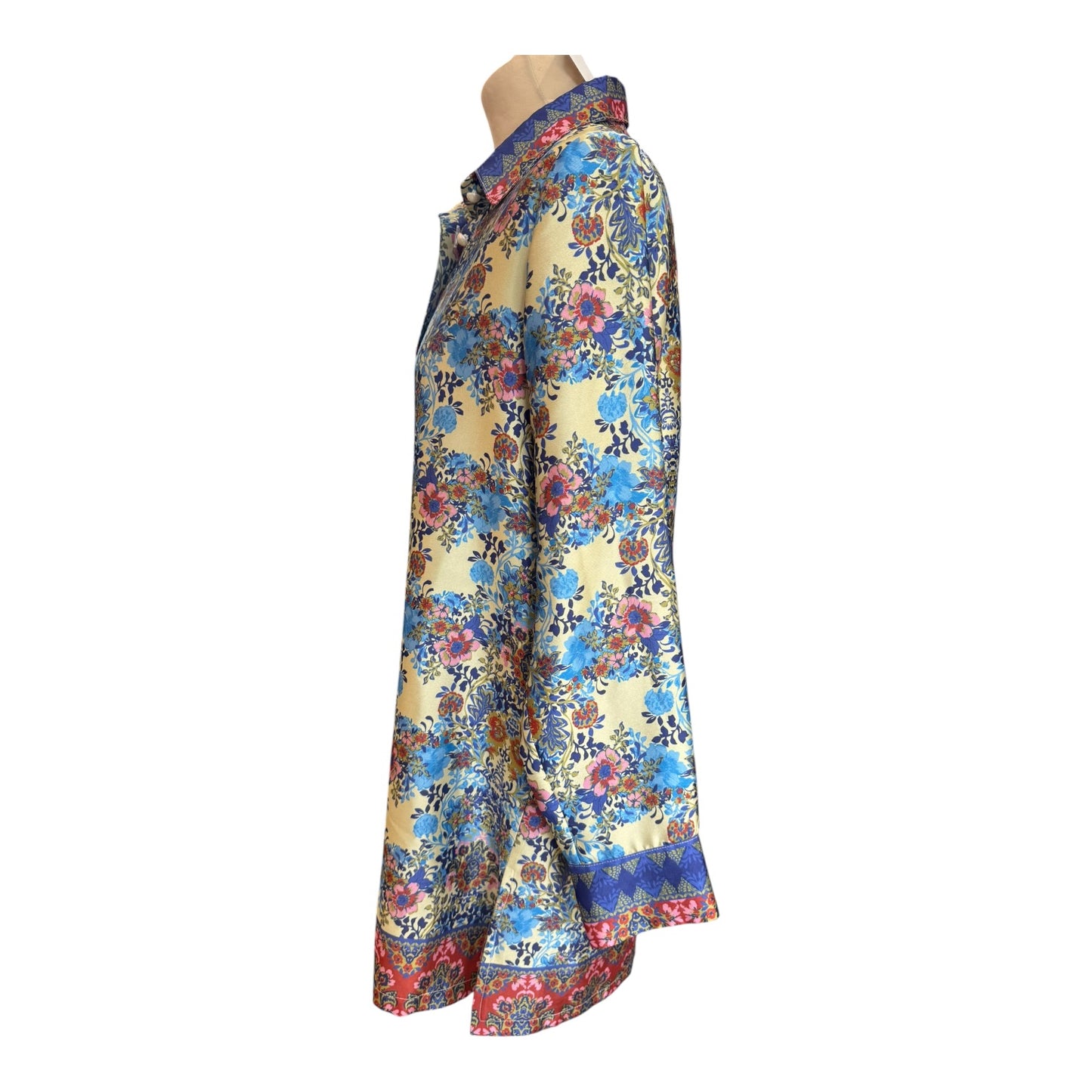 James Lakeland Patterned Long Line Shirt - 10
