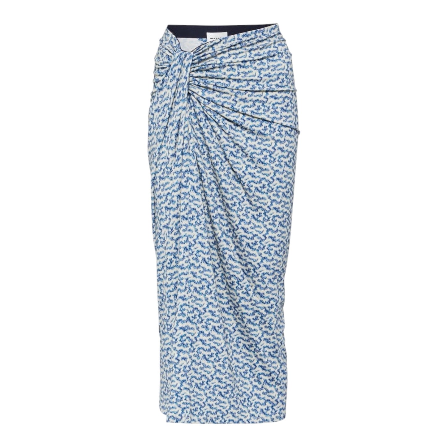 Isabel Marant Jeldia Blue Pattern Skirt - 10