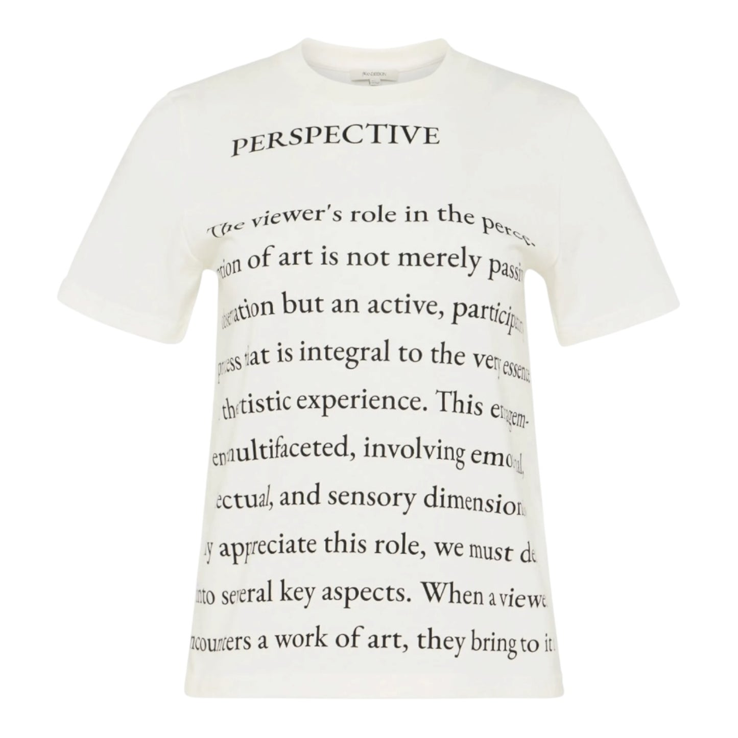 JW Anderson Text Print T Shirt - 8/10