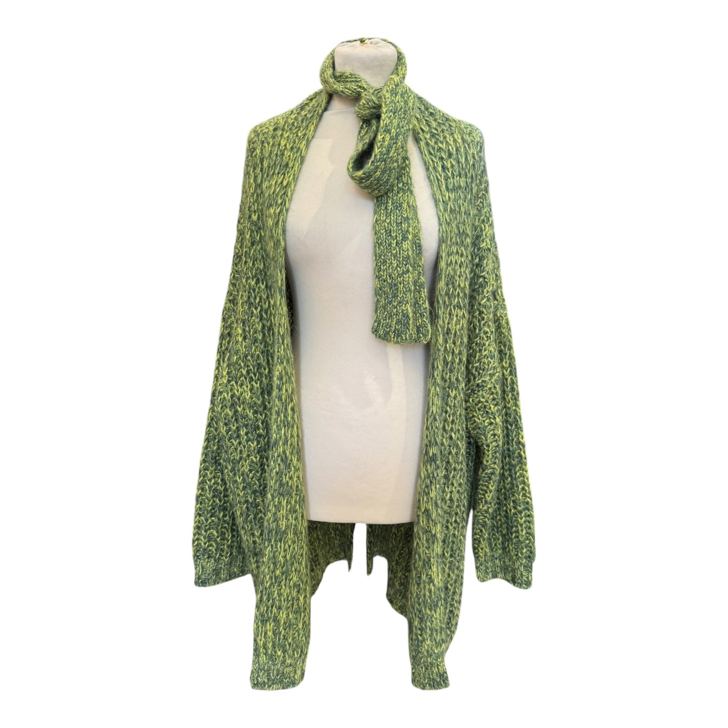 Weekend Max Mara Green Josef Cardigan and Belt - 16/18
