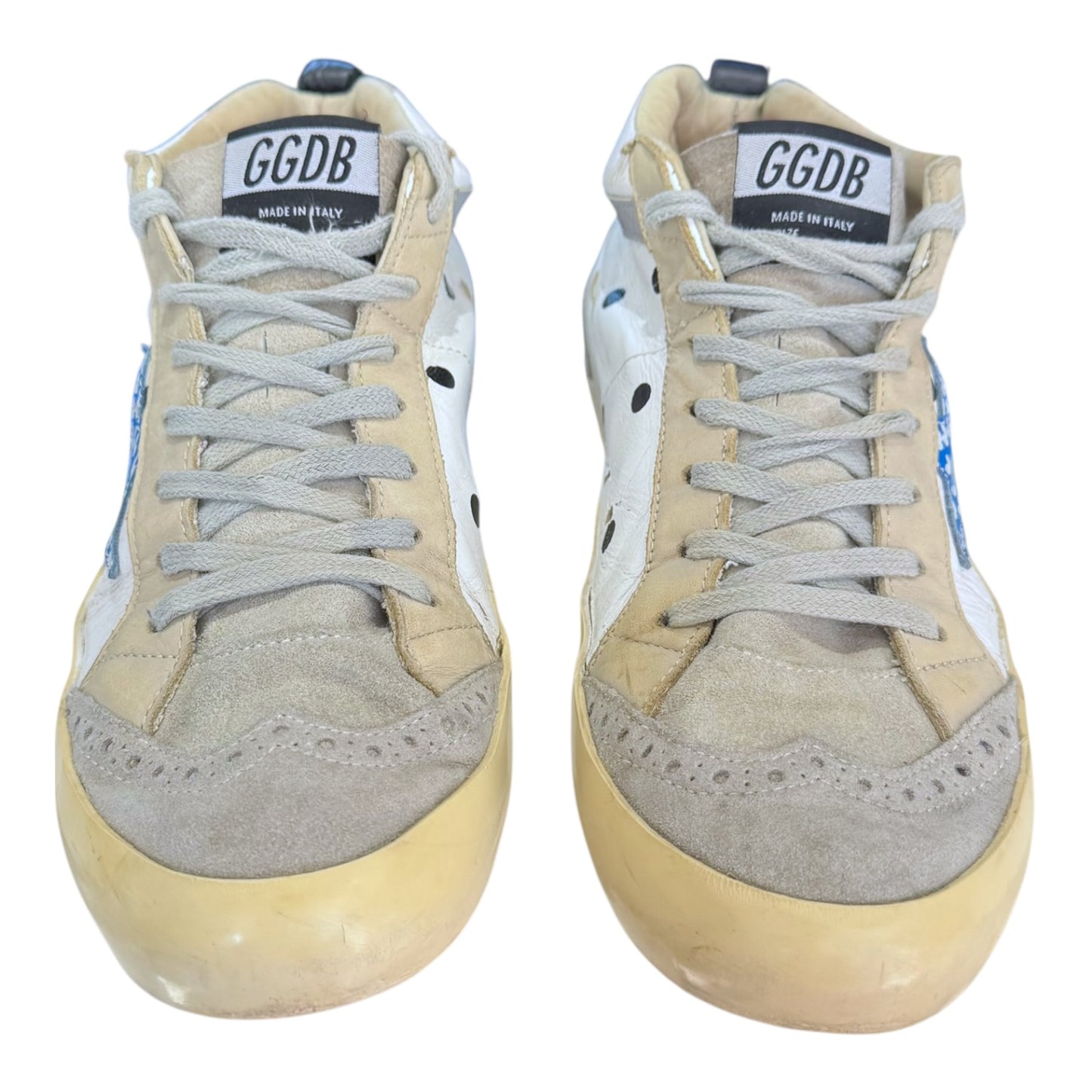 Golden Goose Mid Star in Polka Dot - 38/5