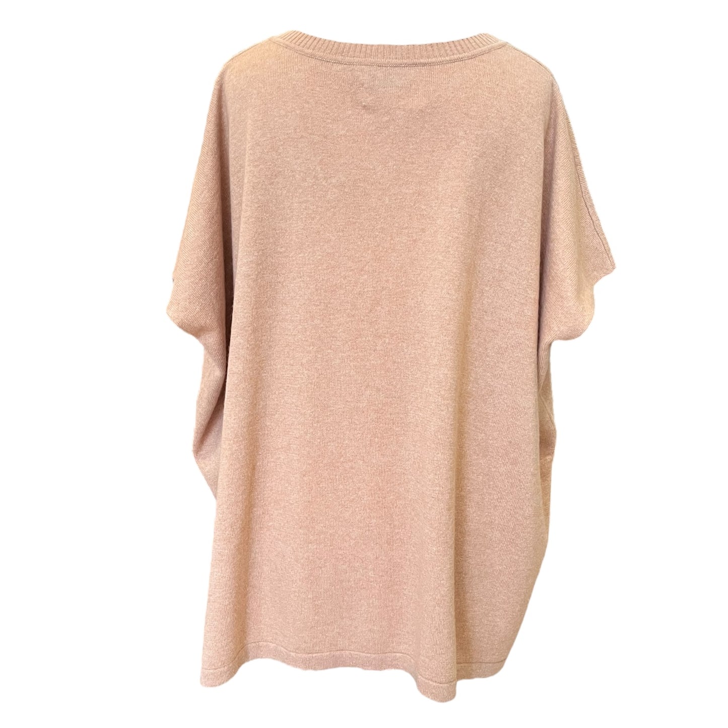 NEW Caroline Peach Cashmere V Neck Jumper