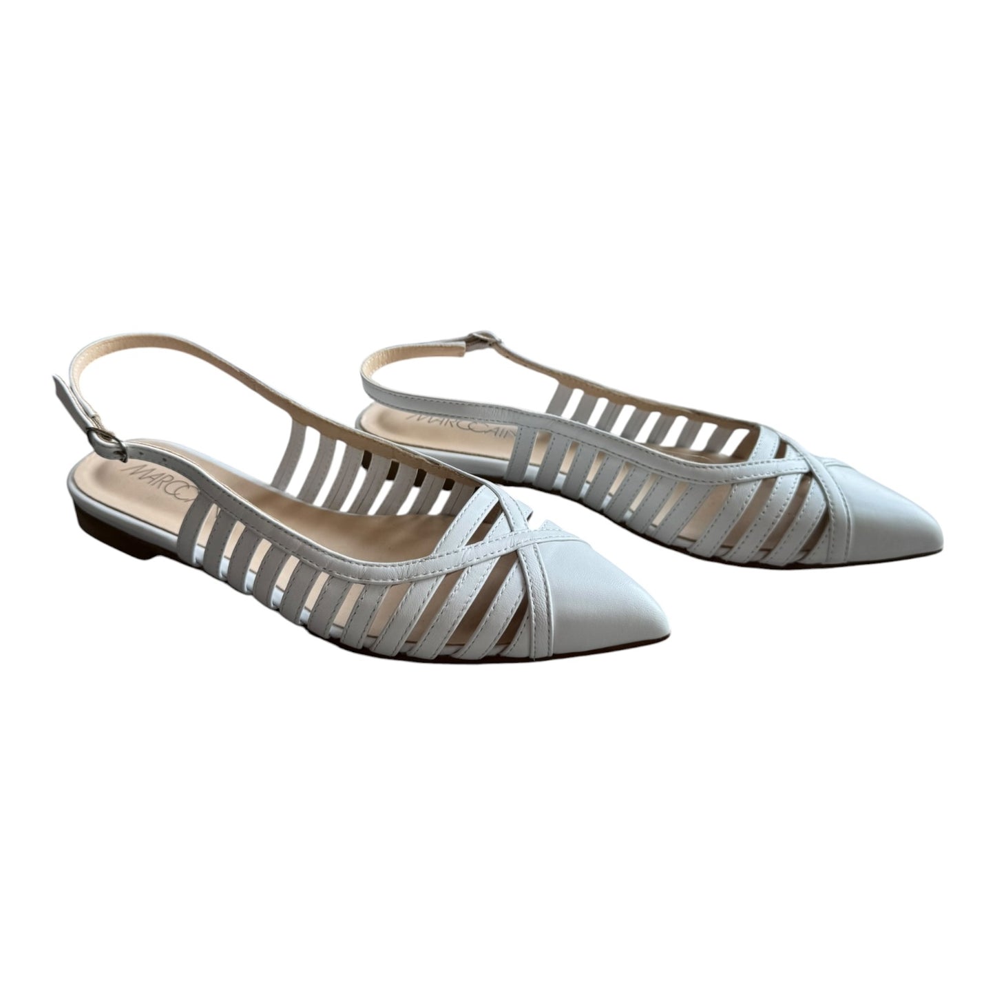 Marc Cain Rethink Together Flat Slingbacks - 37/4 - NEW