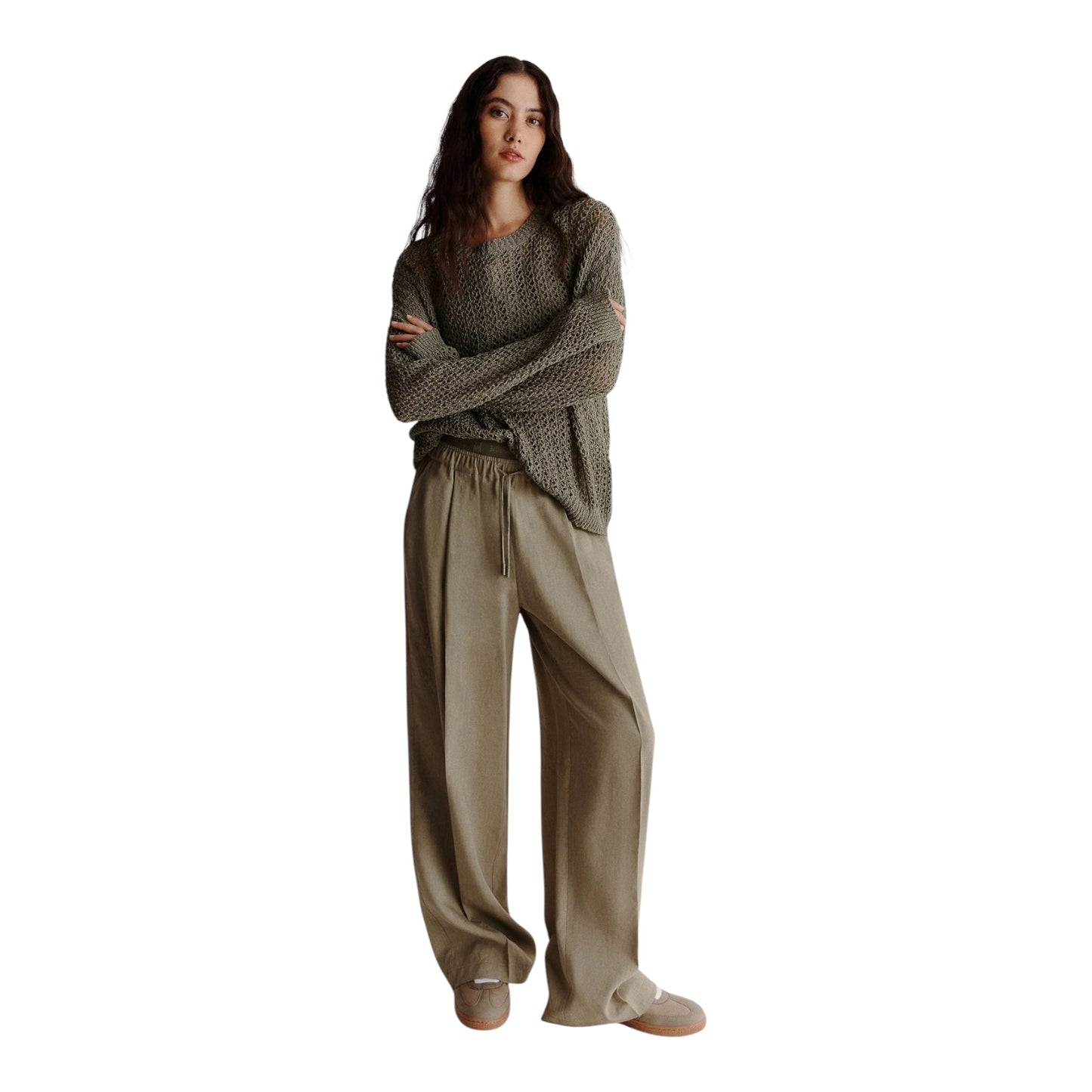 Marella Monochrome Linen Blend Two Piece - 12