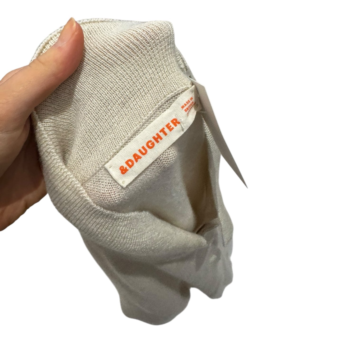 &Daughter Aoife Polo Shirt in Cashmere and Cotton - 10/12