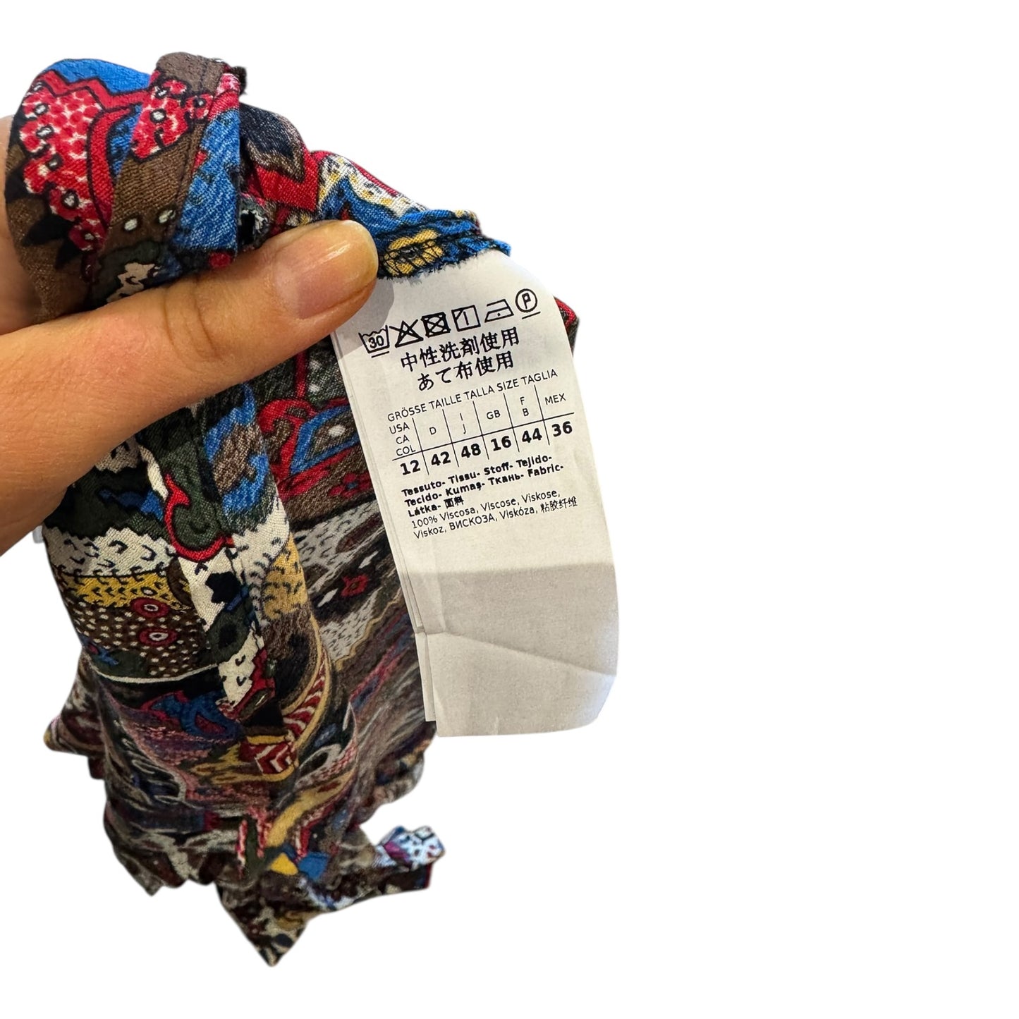 Emme Paisley Print Midi Dress - 14