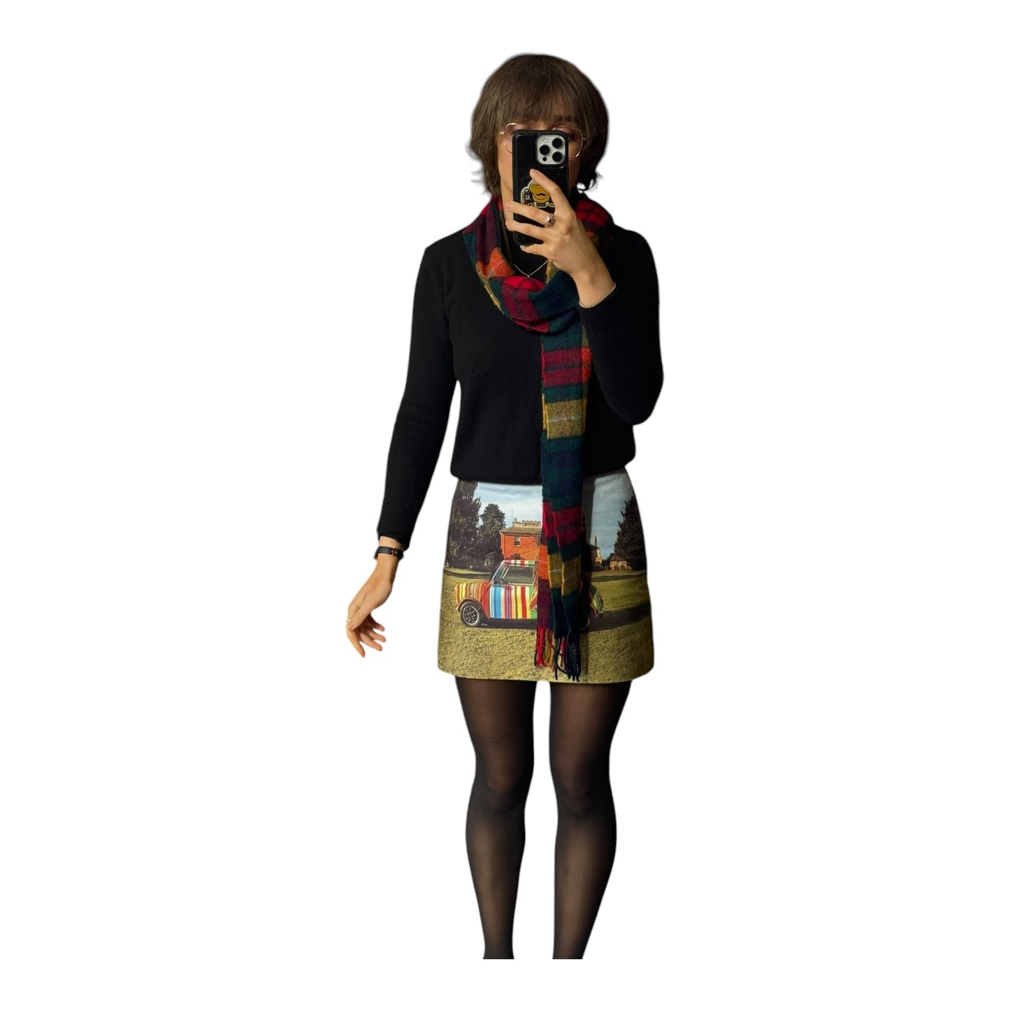 Barbour Tartan Wool and Cashmere Scarf