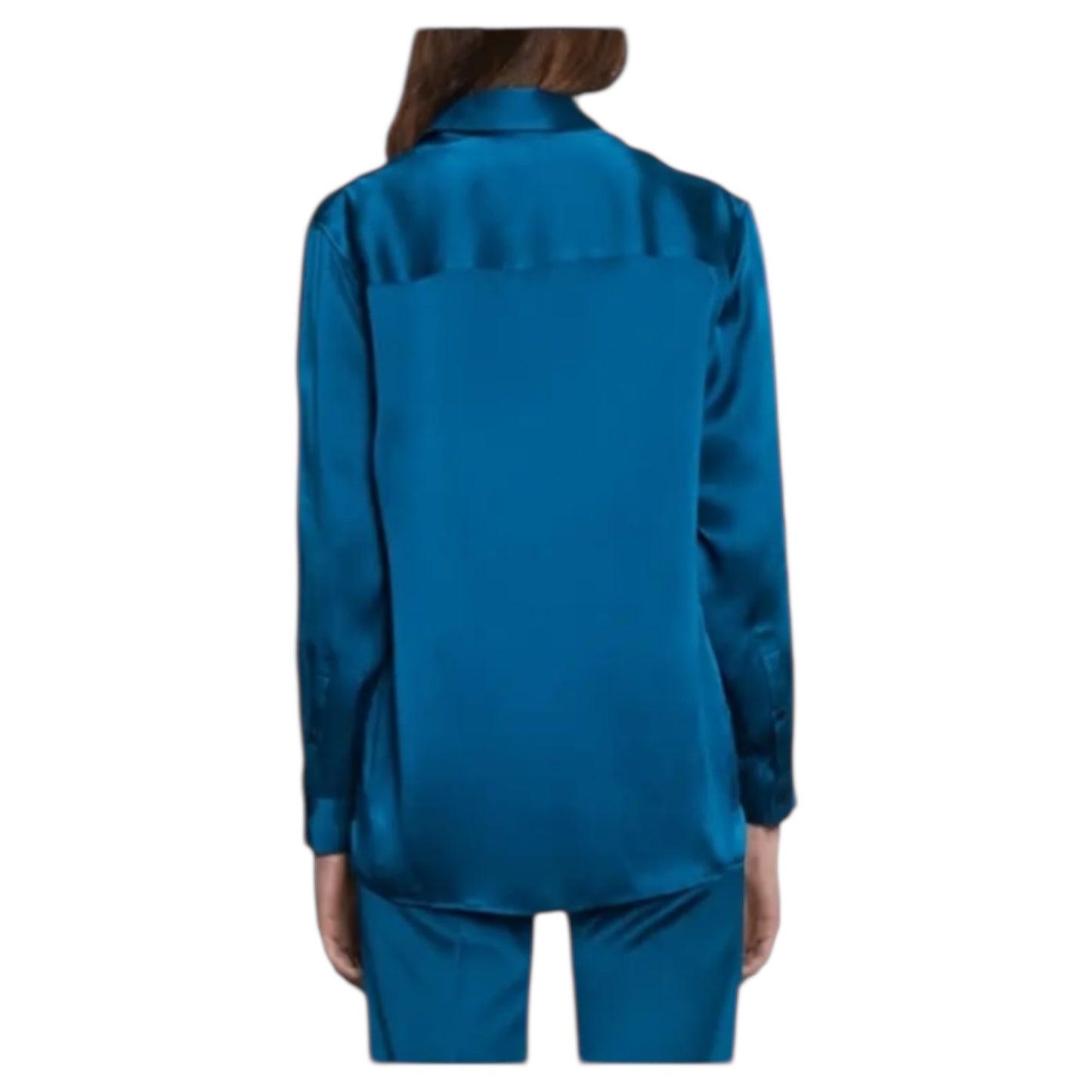 The Kooples Teal Silk Shirt - 10