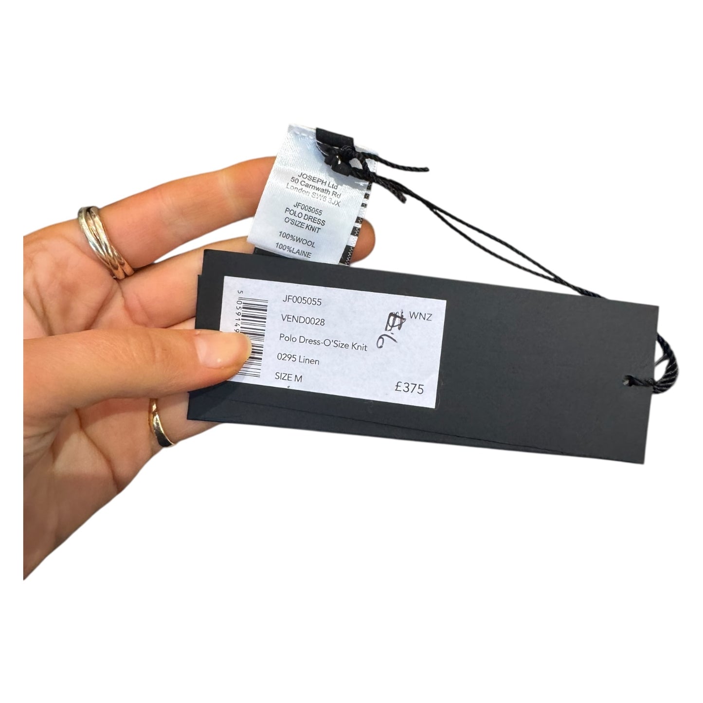 Joseph Taupe Wool Polo O'Size Knit Dress - 12/14 - NEW