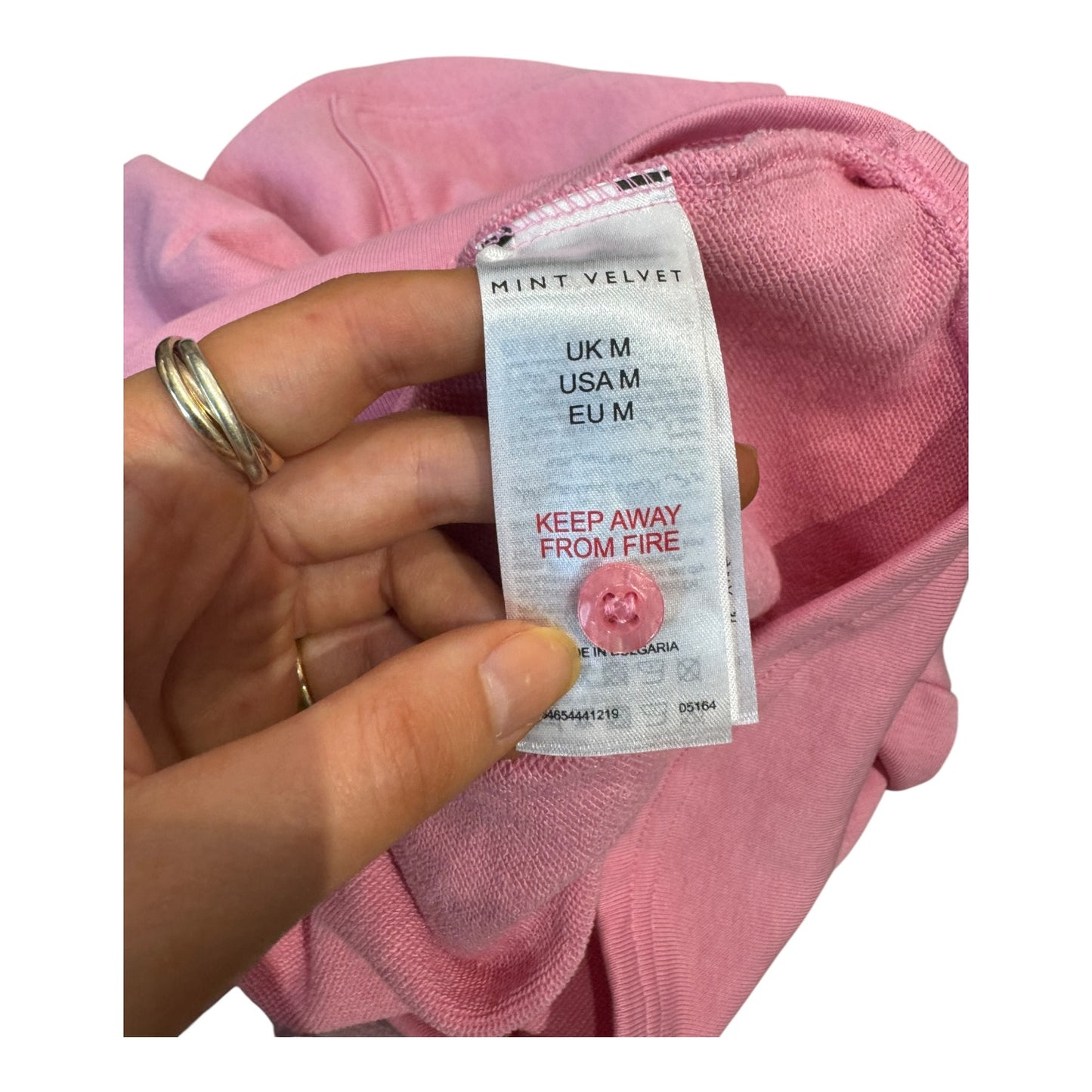 Mint Velvet Pink Double-Cuff Overshirt - 12/14