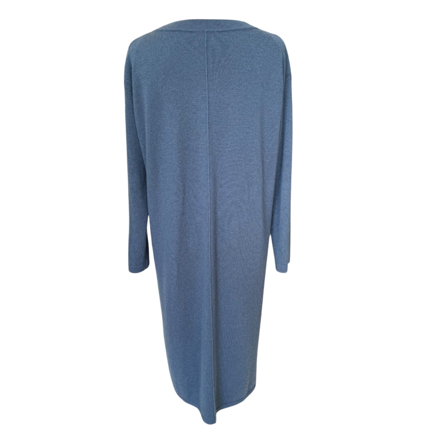 Wrap London Blue Cashmere Dress - 10/12