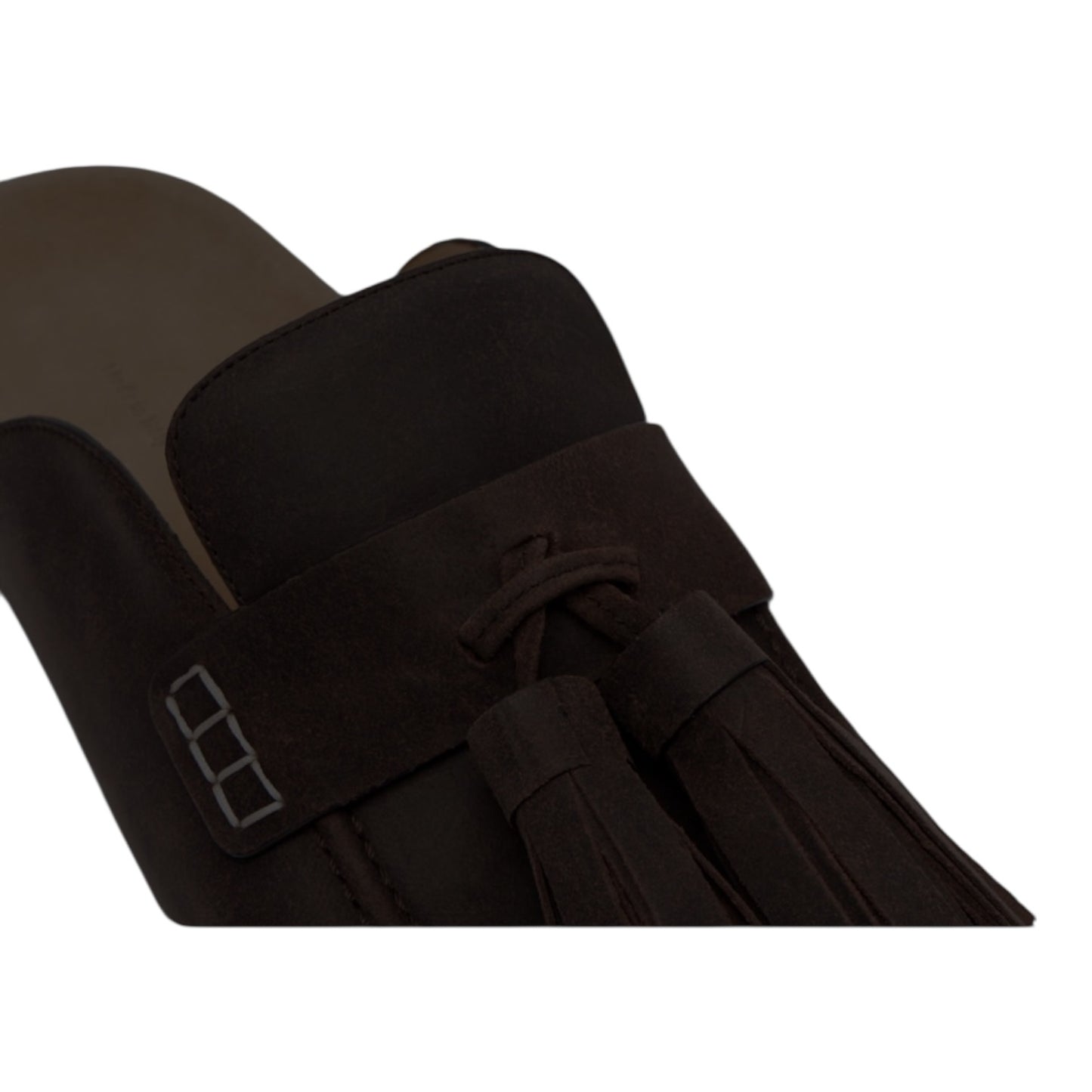 JW Anderson Brown Tassel Suede Mules - Fit UK 4