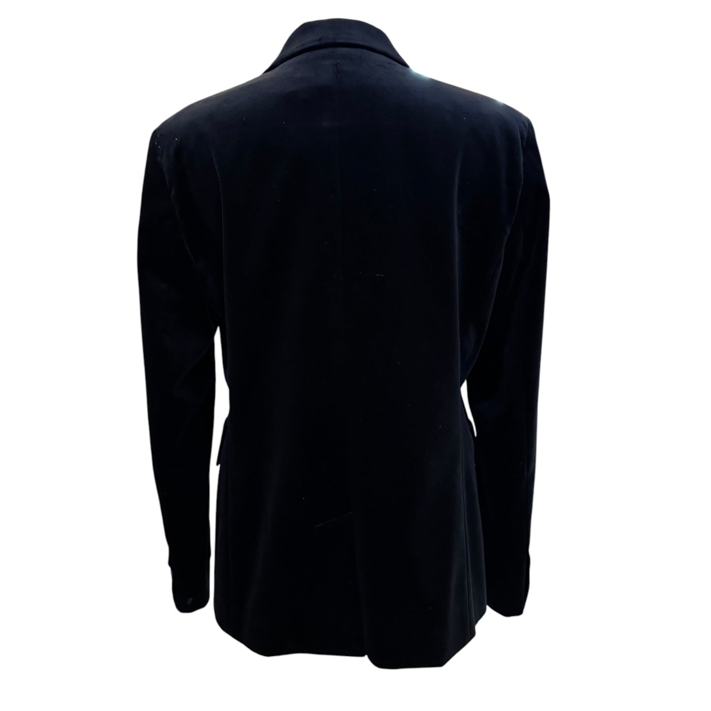 Max Mara Black Velvet Blazer - 14