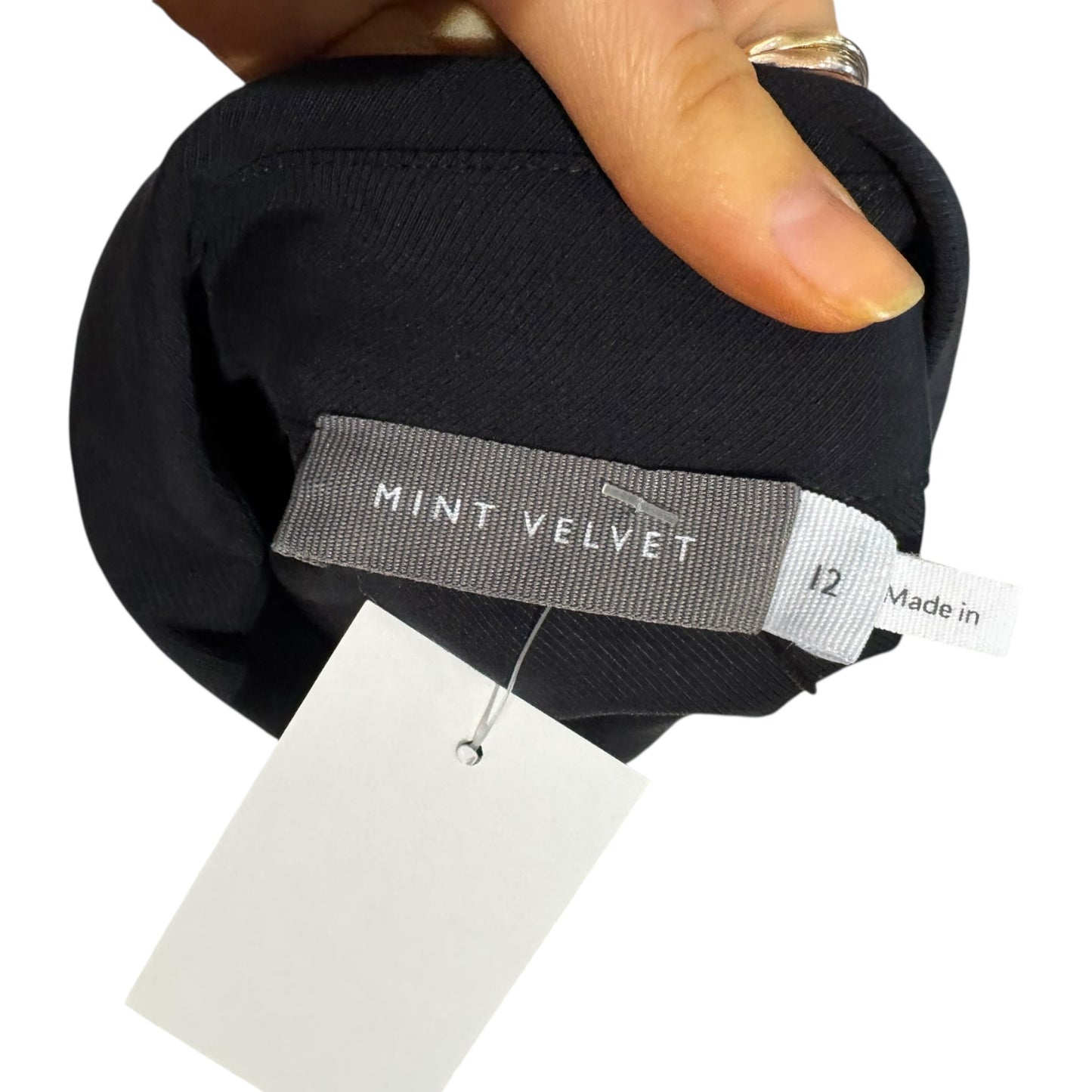 Mint Velvet Black Manhatten Dress - 12 - NEW