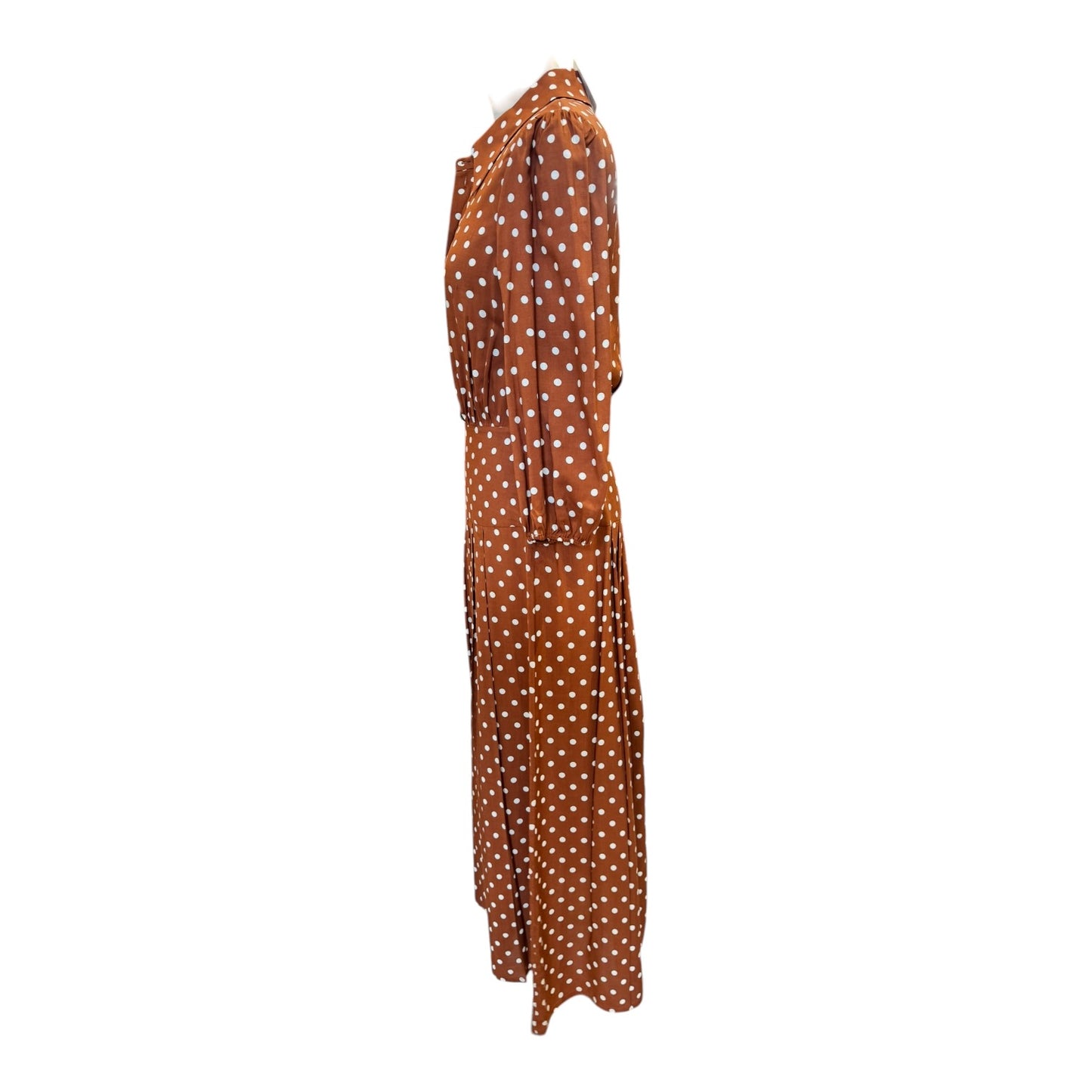 Rixo Izzy Copper Spot Dress - 8/10