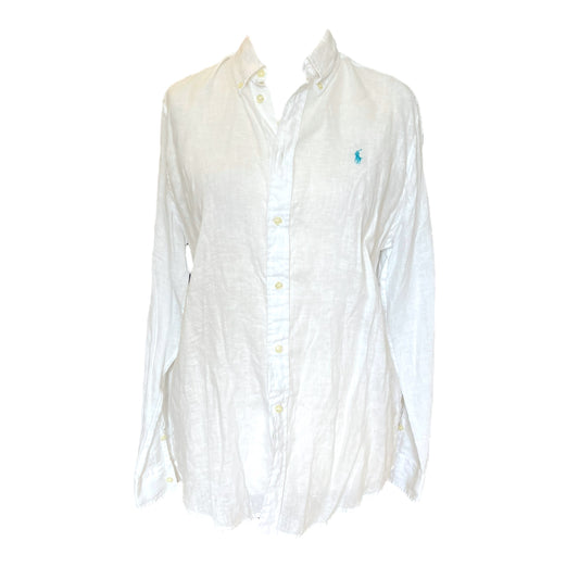 Ralph Lauren White Linen Shirt