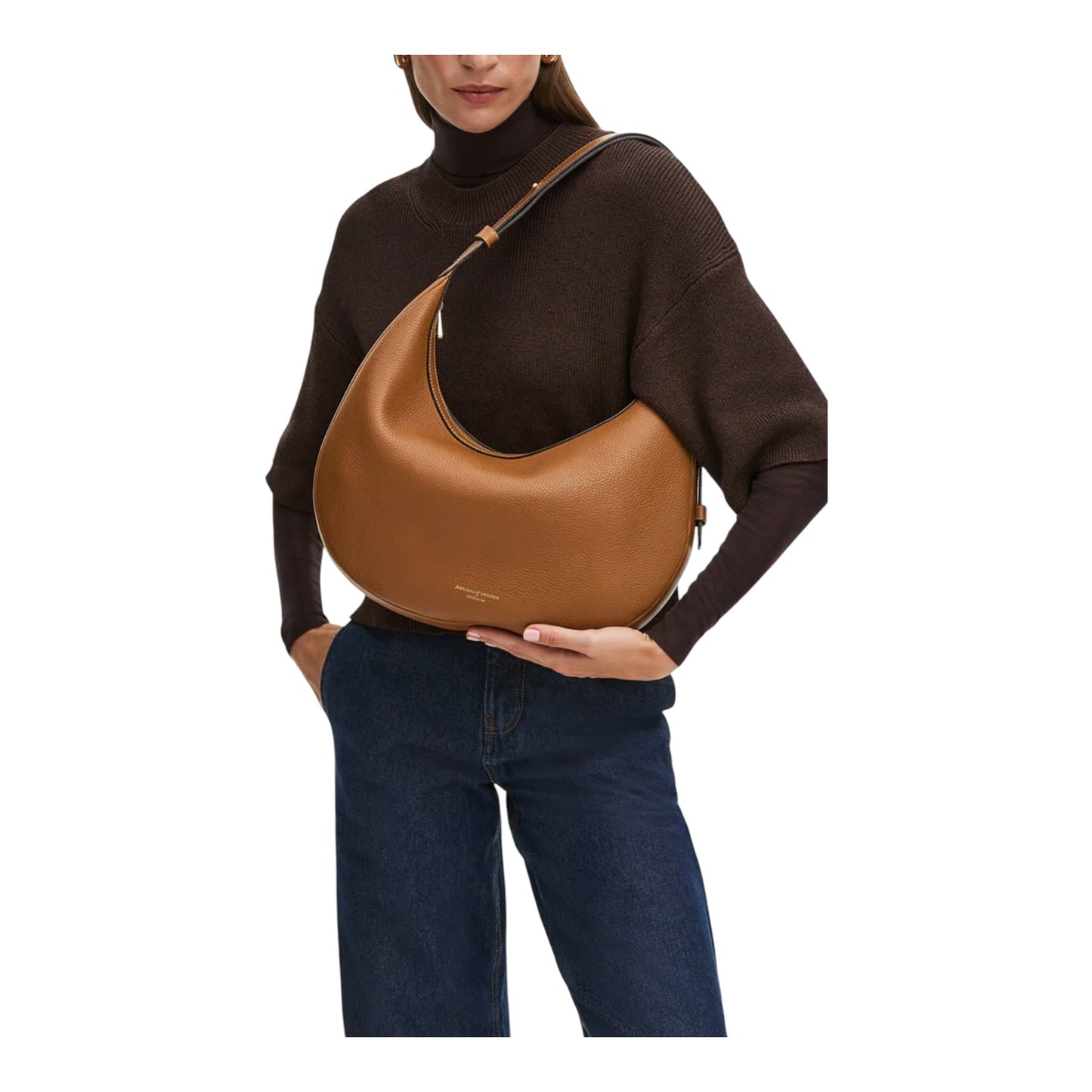 Aspinal Soho Crescent Cross-Body Bag