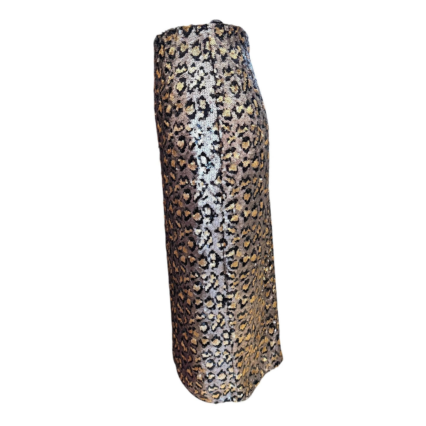 Karen Millen Animal Print Sequin Skirt - 14