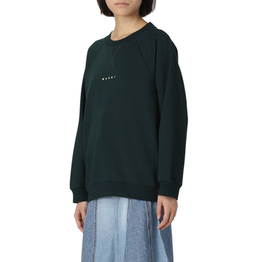 Marni Dark Green Logo Sweater - 12
