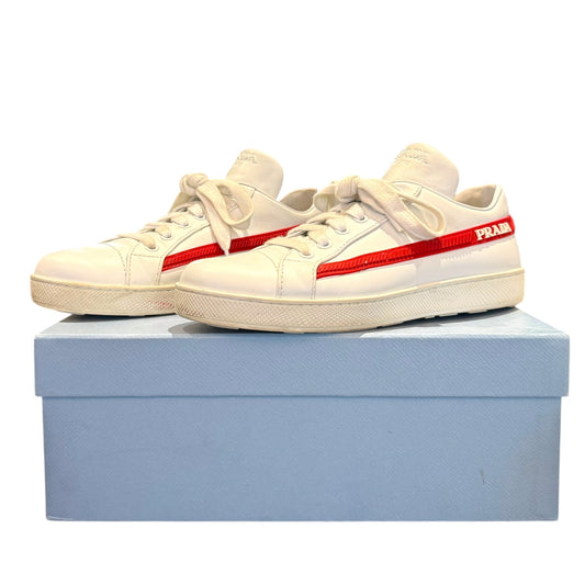 Prada White Trainers - 3.5