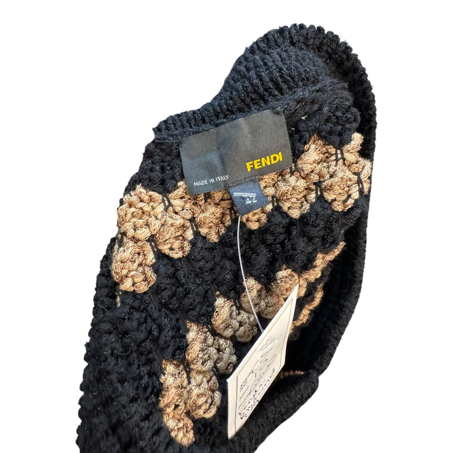 Fendi Black and Brown Cardigan - 10