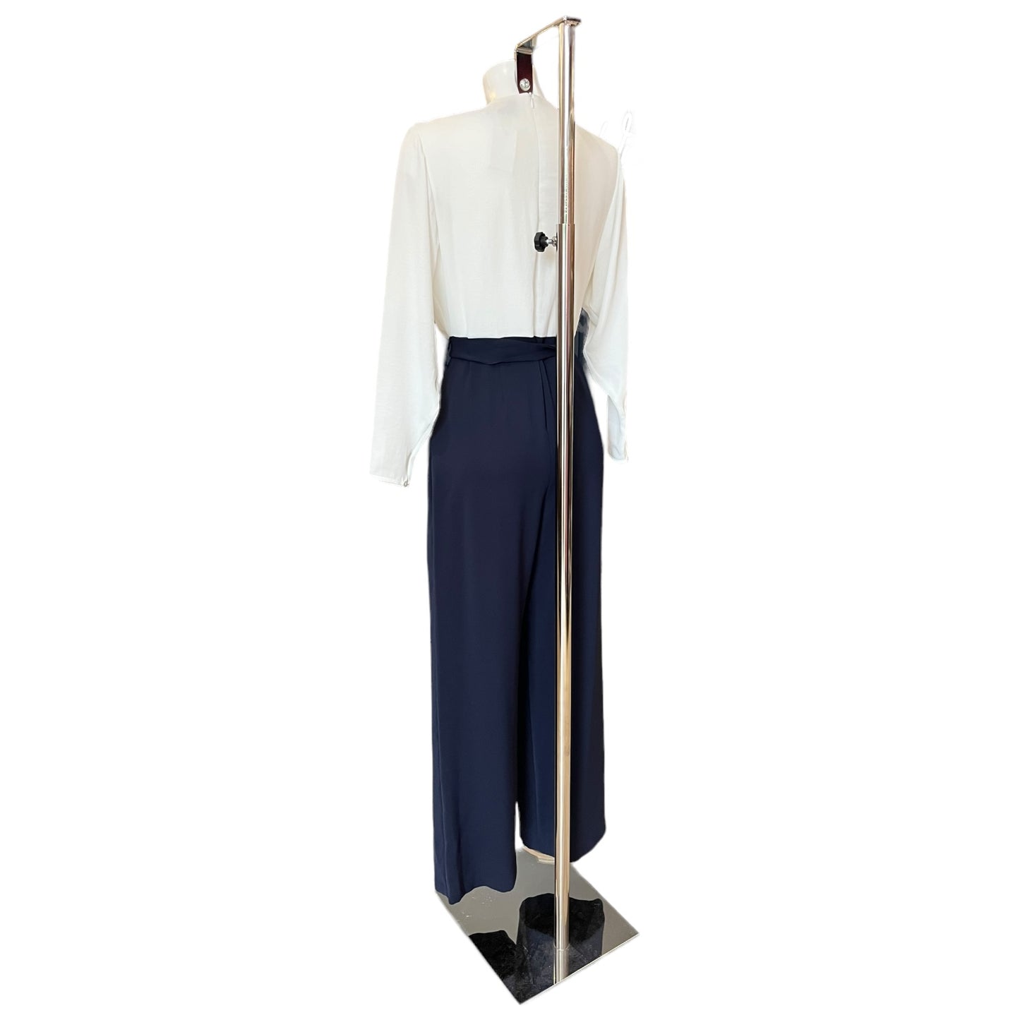 NEW Phase Eight White and Navy Jumpsuit - 8