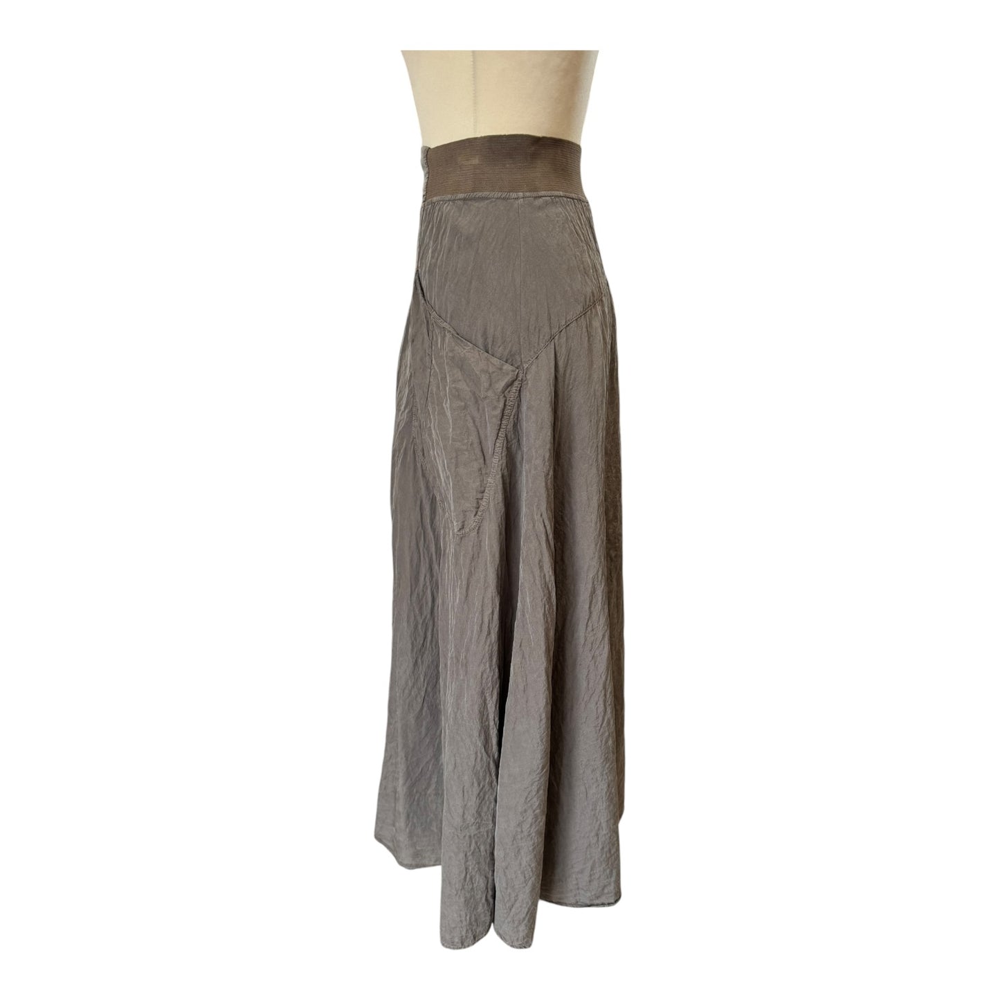 Transit Brown Silk Blend Skirt - 14