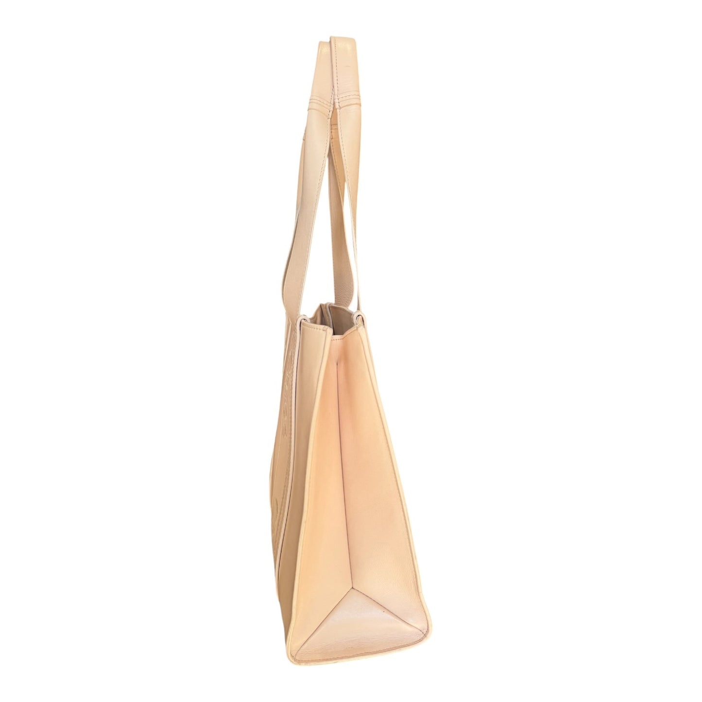 Chloe Leather Woody Tote Bag